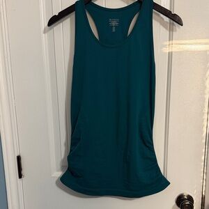 Athleta Deep Teal Racerback Workout Tank
